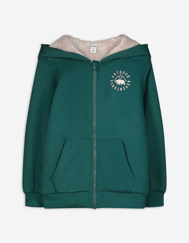 Jachetă sport - Teddyfell - Verde inchis