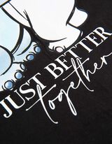 Póló - Lilo és Stitch - fekete