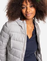 Pro&scaron;ivena jakna - Vodoodbojno - svijetlo siva