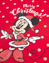 Tričko s dlhými rukávmi - Minnie Mouse - cervena