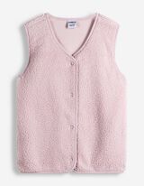 Weste - Teddyfell - lila