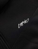Sweatjacke - einfarbig - Schwarz