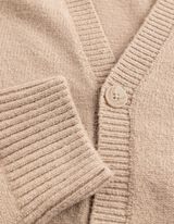 Cardigan - Knopfleiste - Beige