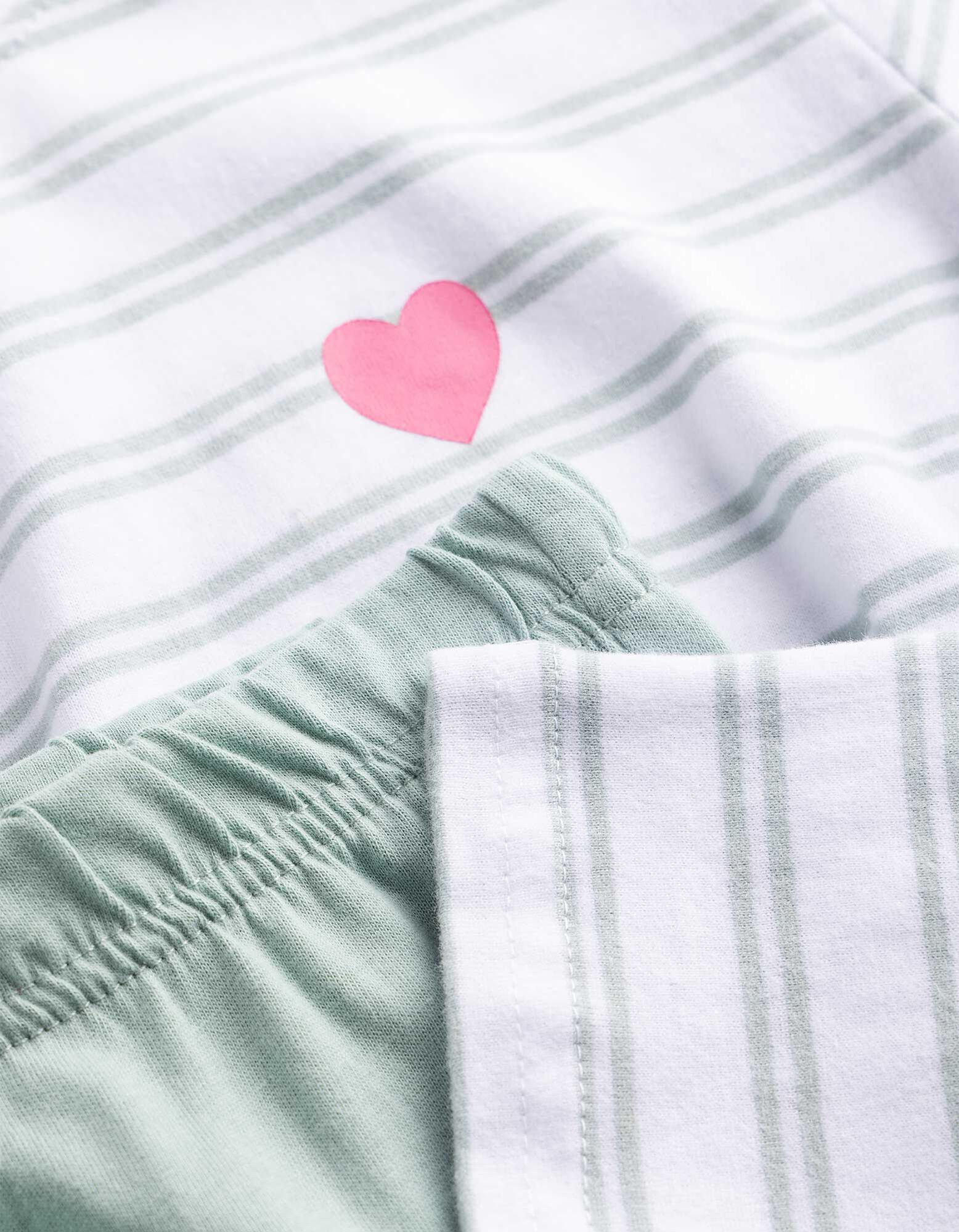 Pyjama set van shirt en broek - Strepen - Veelkleurig