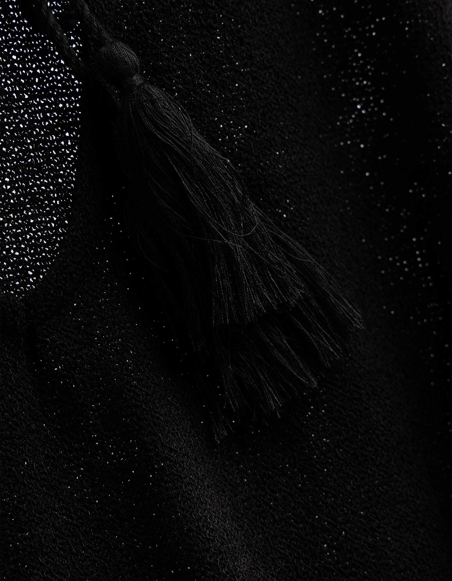 Stricktop - Viskose-Anteil - Schwarz