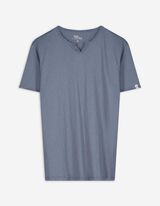 T-Shirt - T-Shirt-Ausschnitt - blau