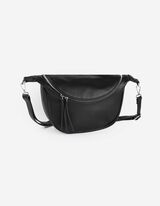 Piniginė-diržas - Odos imitacija - juodas