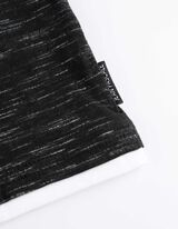 koszulka z długim rękawem - kaptur z troczkiem - czarny