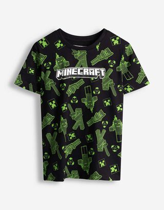 Shirt - Minecraft - zwart