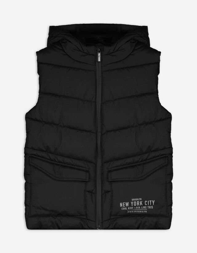 Bodywarmer - Opgestikte zakken - zwart