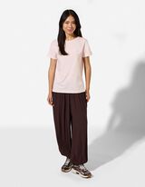 T-shirt - Borduursels - Lichtroze