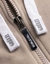 Sweatjacke - Print - beige