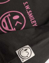 T-shirt - S.W.SMILEY - Donkergrijs