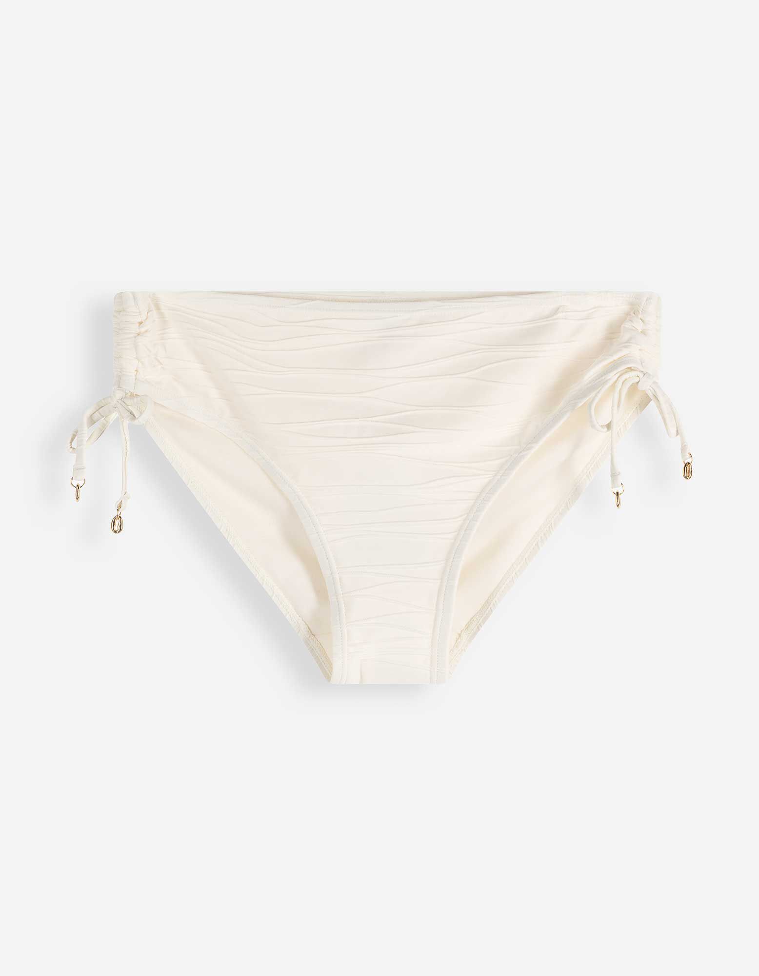 Short de bain - Mati&egrave;re structur&eacute;e - beige