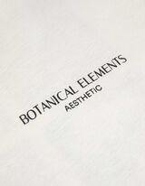 T-s&auml;rk - tagak&uuml;ljel motiiv - valge