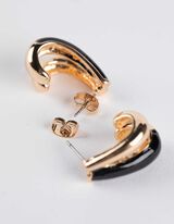 Ohrringe - einfarbig - goldfarben