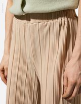 Hose - Elastischer Bund - beige