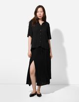 Gonna midi - Spacco laterale - nero