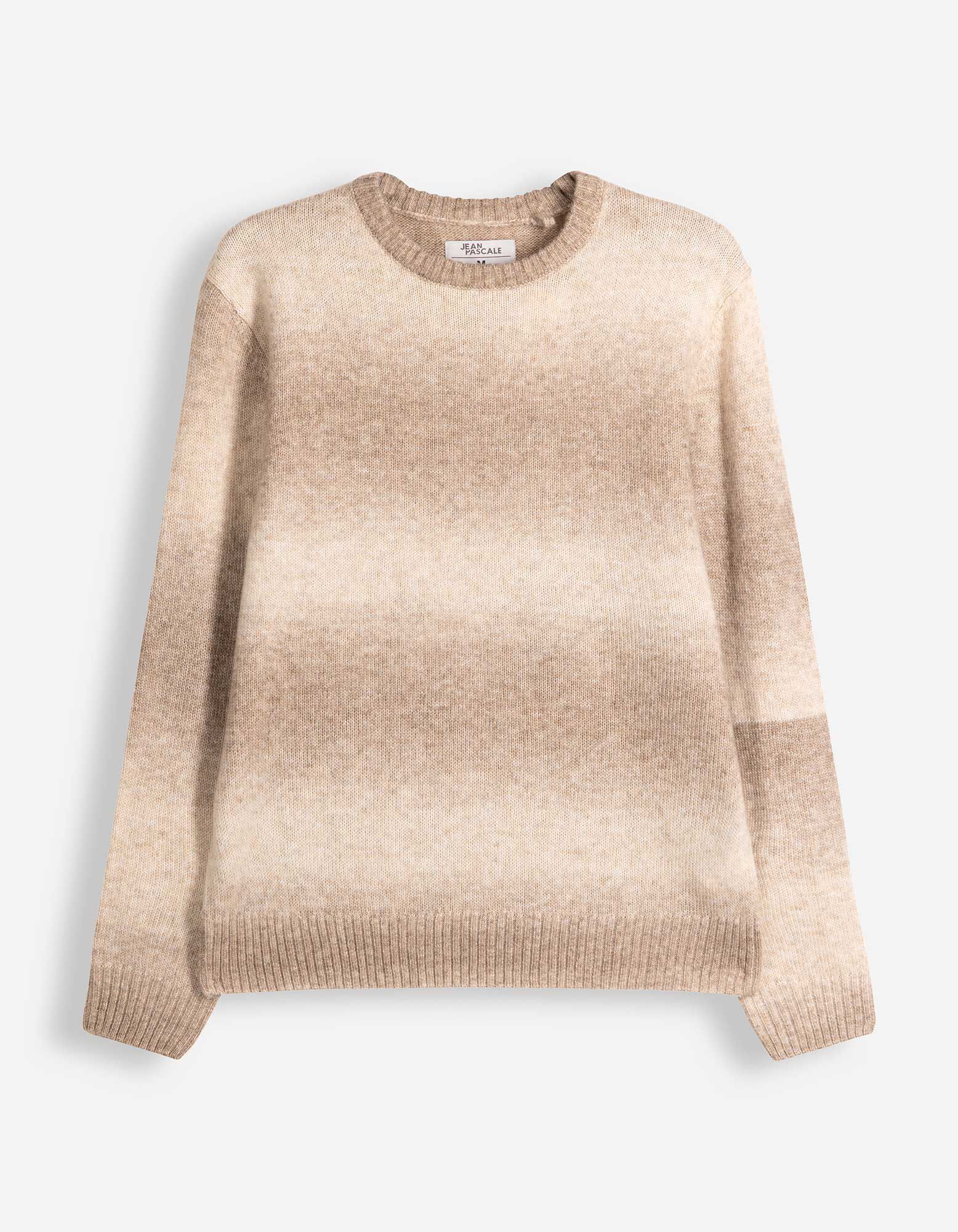 Pullover - Streifen - Beige