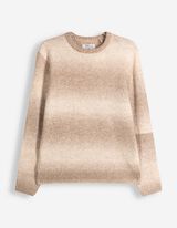 Pullover - Streifen - Beige