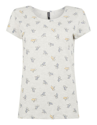 Damen T-Shirt mit Allover-Muster