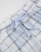 Pyžamové nohavice - Sťahovanie na šnúrku na spodnom okraji - biely