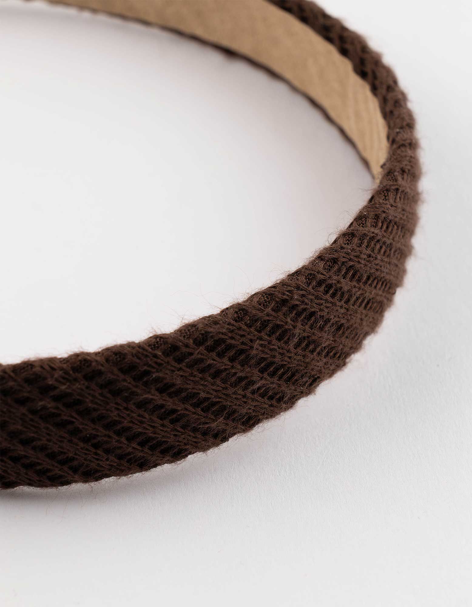 Haarschmuck - einfarbig - Dunkelbraun