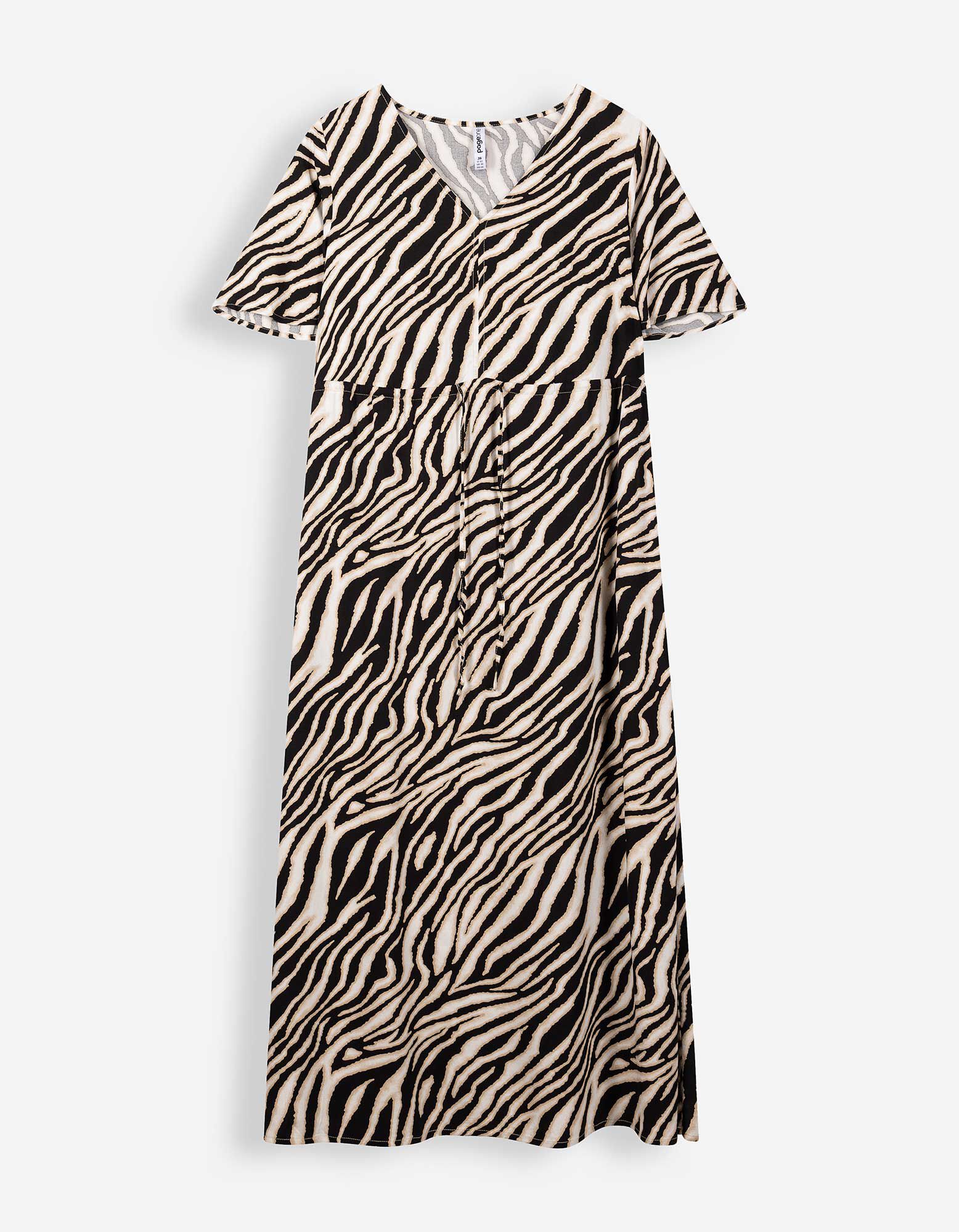 Robe - Imprim&eacute; all-over - blanc