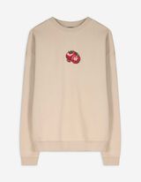 Sweatshirt - Print - beige