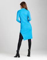 Midi haljina - Bočni prorez - svijetlo plava