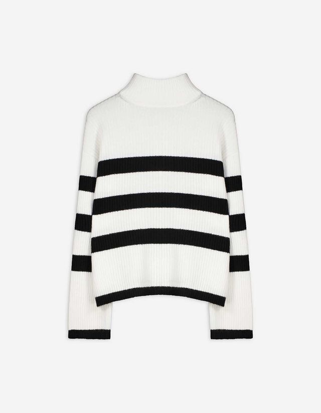 Maglione - Spalle spioventi - bianco