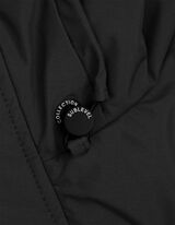 Mantel - Kapuze mit Tunnelzug - schwarz