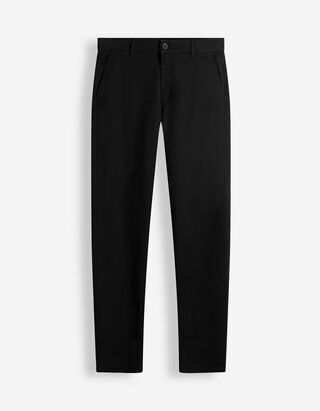Chinohose - Slim Fit - Schwarz