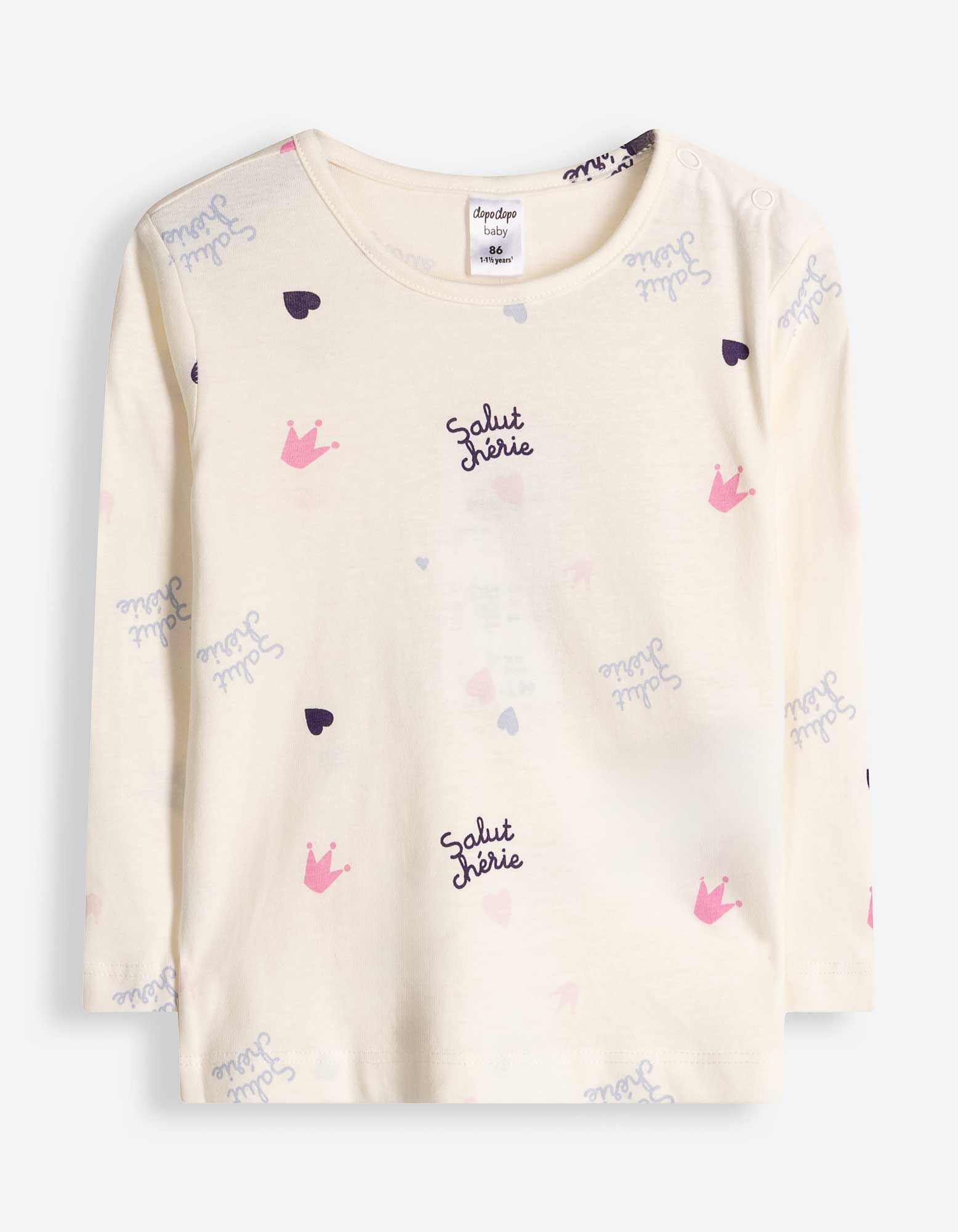 Langarmshirt - 5er-Pack