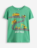 T-shirt - Voorkantprint - lichtgroen