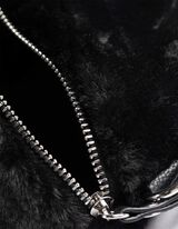 Válltáska - Műszőrme - fekete