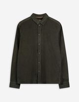 Košile - Manšestr - tmave zelena