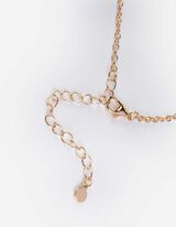 Naszyjnik - ozdobne kamyki - zloty