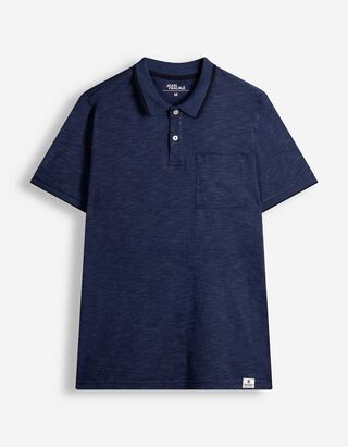 T-Shirt - Polokragen - blau