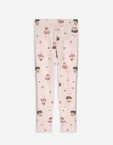 Leggings - Imprimeu allover - Roz