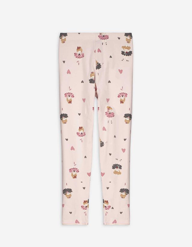 Leggings - Imprimeu allover - Roz