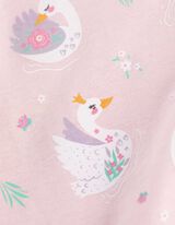 Shirt - Allover-Print - rosa