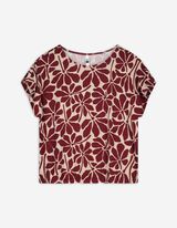 T-Shirt - Elastische Abschlüsse - beige
