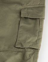 joggersy - elastyczny pas - zielony