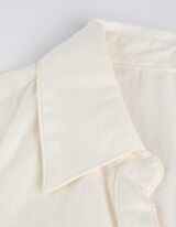 Blouse - Overhemd kraag - wit