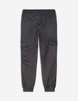 Cargo nohavice - Straight Fit - tmavoseda