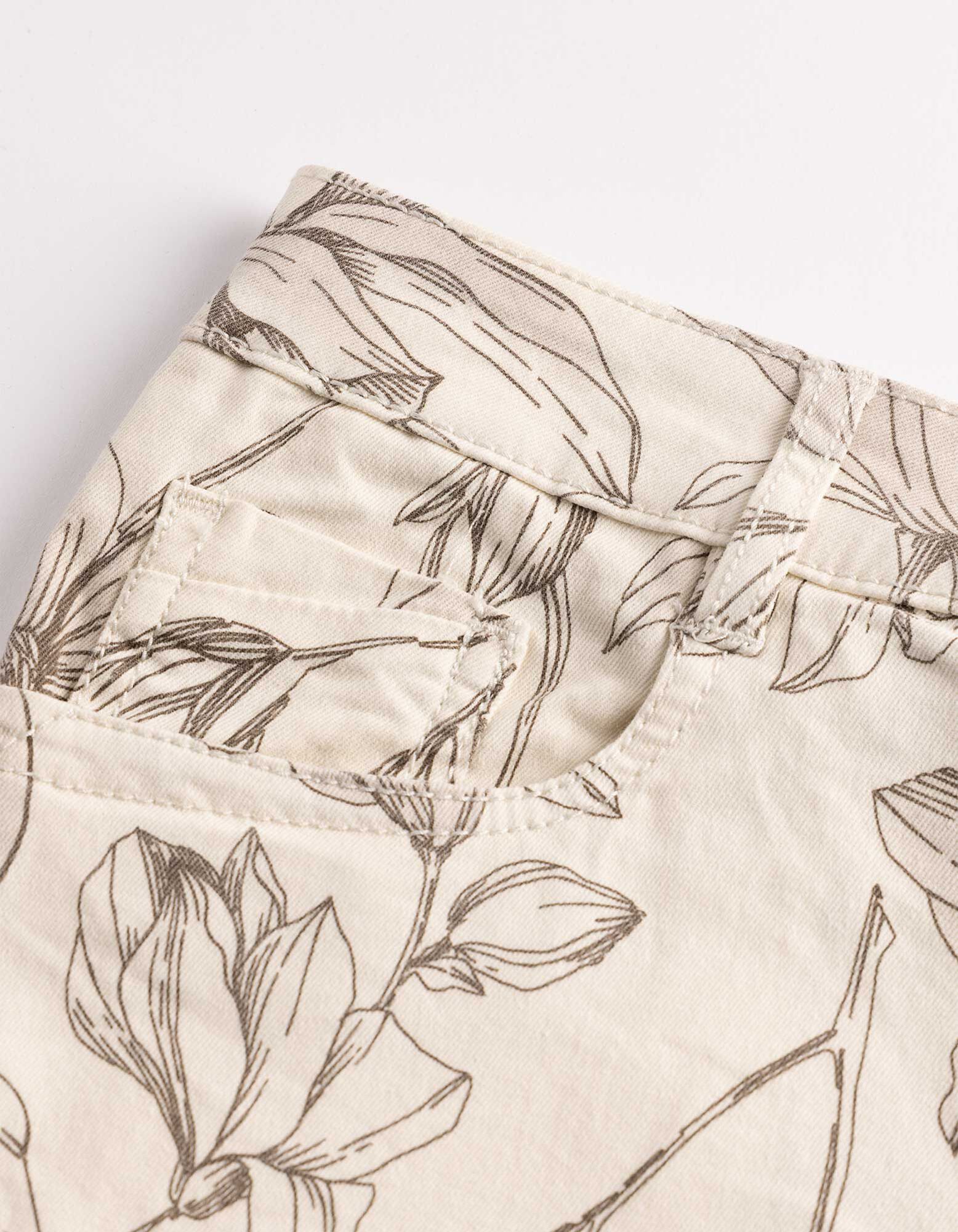 Caprihose - Twill - wei&szlig;
