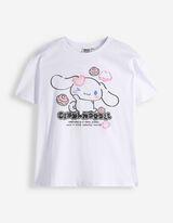 Tričko - Cinnamoroll - b&iacute;l&aacute;