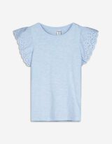 Felső - Trombita ujjú - vilagoskek