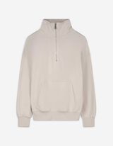 Pullover - Zip - beige